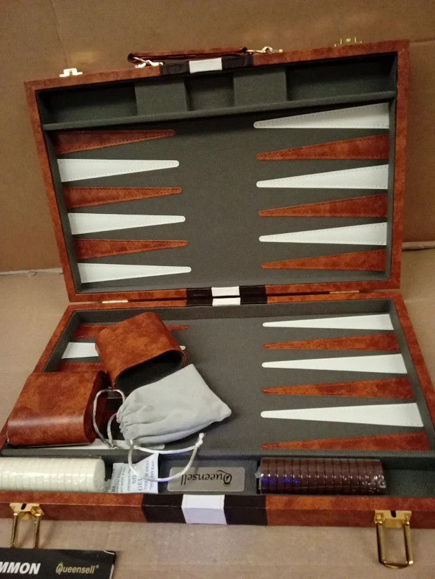 Large Backgammon Sets Adults Classic Board Games 2 Players Premium Board New