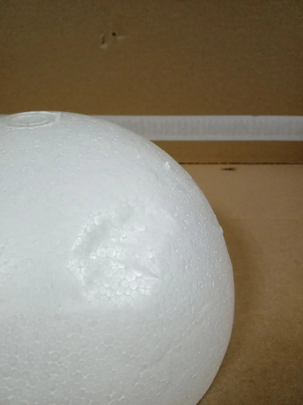 Sourcing Map 2 Pieces White Craft Foam Balls 5.1in Smooth Polystyrene White