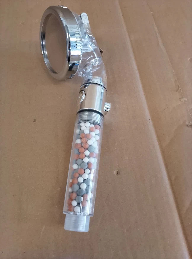 JML 3 Mode Pure Shower Head Chrome Bathroom Adjustable Handheld Spray Design New