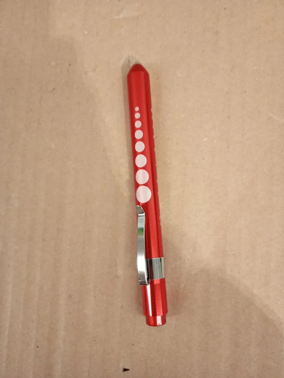 LED Medical Diagnostic Pen Light Nurse Doctor Medical Gift PL05 Red 20x20x150mm