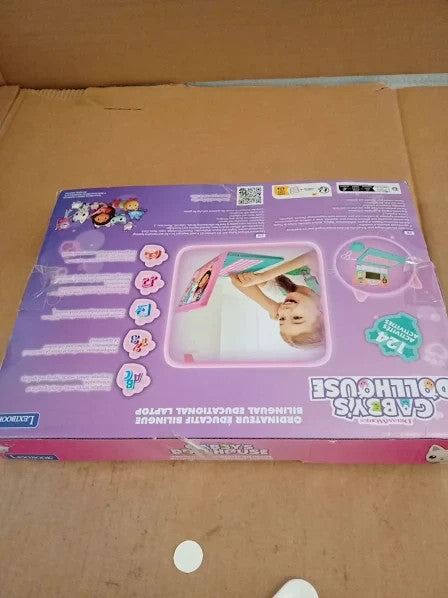 Lexibook Gabbys Dollhouse Bilingual English French Computer Toy 18x24x3.6cm New