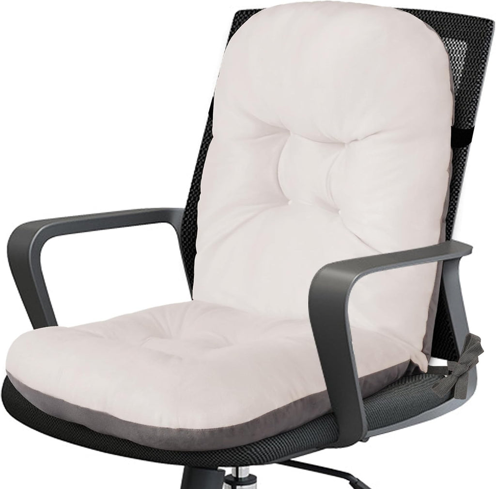 Flygulls Office Chair Cushion Back Elastic Belt 40x40cm Soft Seat 8m Thick New