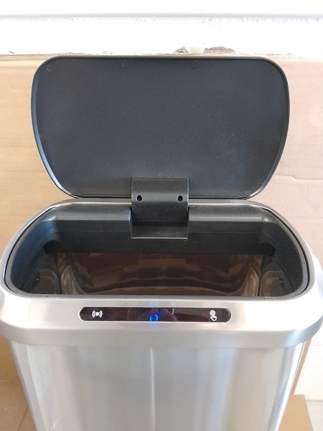 Habitat 50 Litre Brushed Stainless Steel Sensor Bin Automatic Kitchen Waste