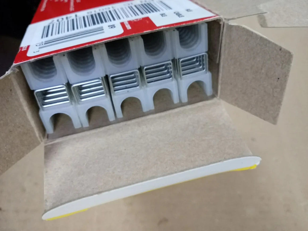 Arrow Insulated Staples 300 8x8mm Clear 5/16x5/16in T59 Clear New
