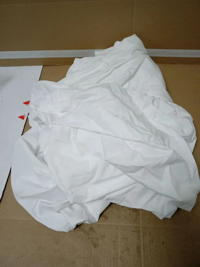 Tifschlaf Super King Fitted Sheet Deep Fit White Bed Sheet 183x200cm New