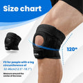Zahrvia Adjustable Knee Support Brace Men Women Patella Gel Pads Side New