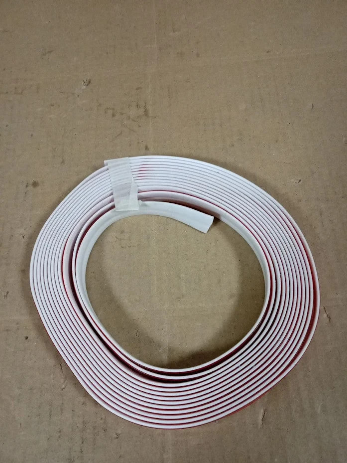 JSIWOTH 3.1M PVC Corner Trim Self Adhesive Wall Protector White 16mm Design New