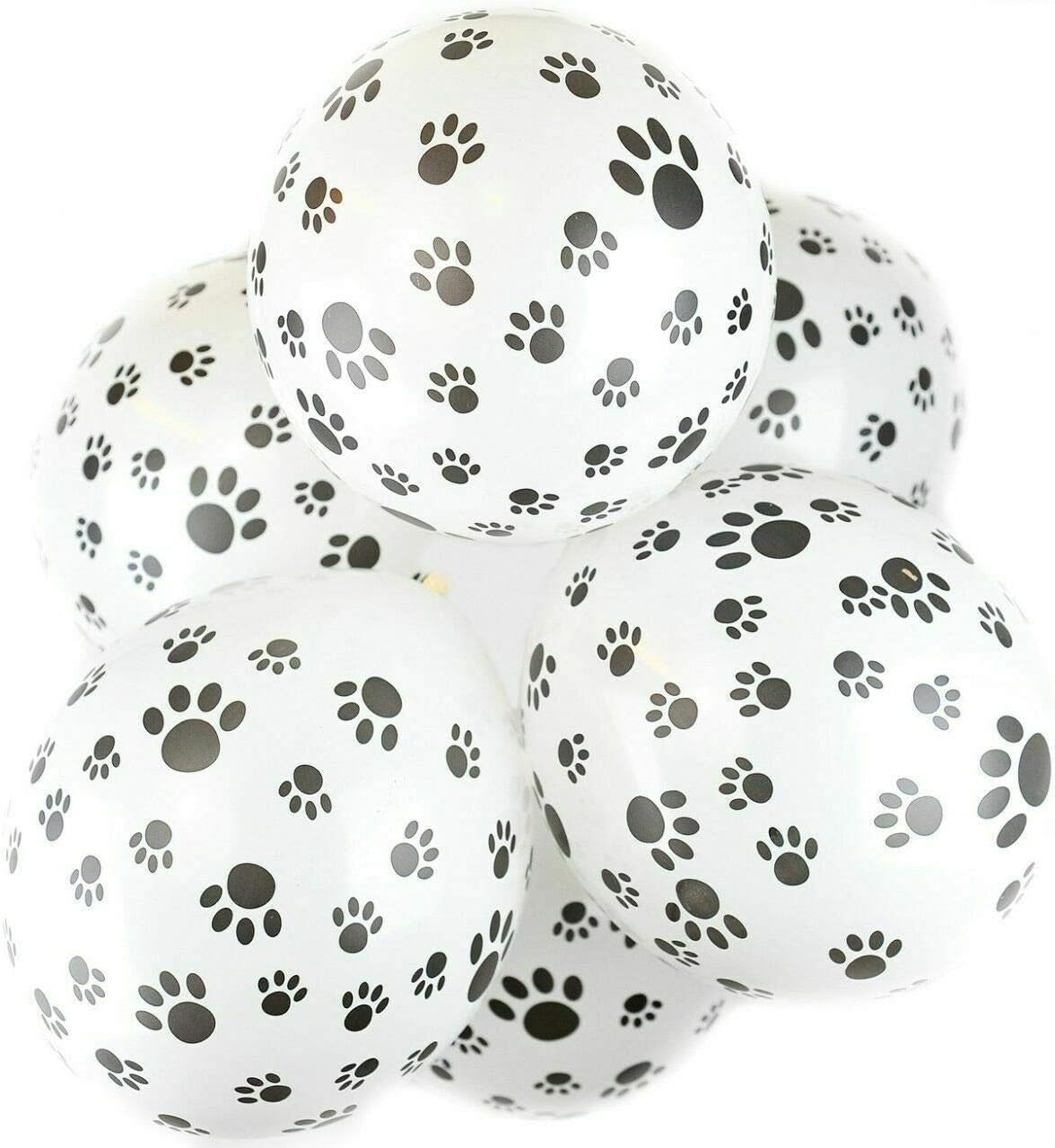 Happium 10pcs 12in Paw Printed Latex Balloons Kids Theme Birthday Party New