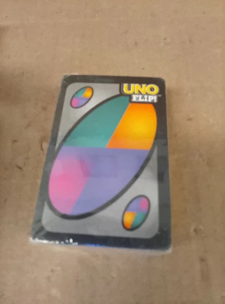 Mattel Games Uno Flip Family Card Game Adults Teens Kids Double Sided 3+ New
