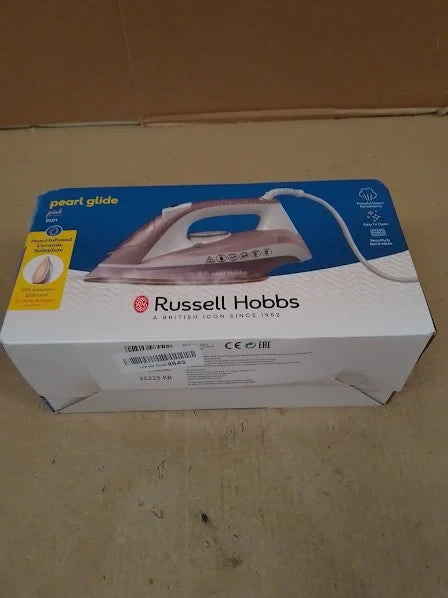 Russell Hobbs Pearl Glide Steam Iron Ceramic Soleplate 315ml Tank 30.7x16cm