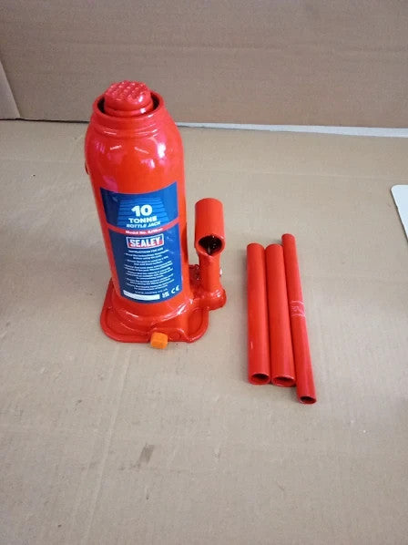 Sealey Sj10 Bottle Jack 10Tonne Max Lift Weight 450mil Cast Iron New