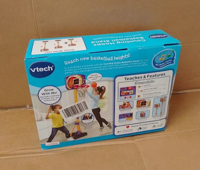 VTech Basketball Hoop Stand Counting Game LED Electronic Toy Toddler 3+ New