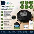 Lefant M320 Robot Vacuum Cleaner Mop 6000Pa Ultra Strong Suction 7.9cm Thin 28cm