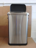 Habitat 50 Litre Brushed Stainless Steel Sensor Bin Automatic Kitchen Waste