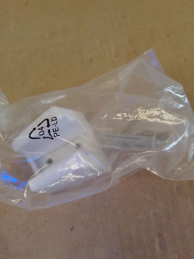 Croydex Secura Shower Head Hose Easy Install Push On Attachment Bath Taps White