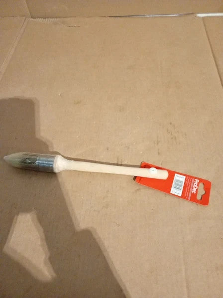 Prodec 25mm Trade Professional Pointed Synthetic Sash Brush Ideal Precise New