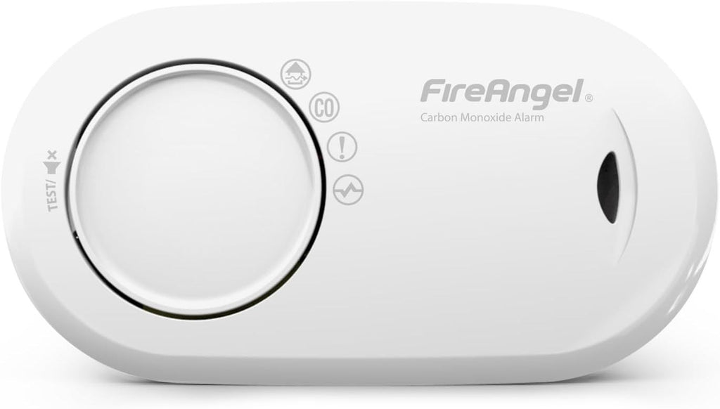 FireAngel FA3820 Carbon Monoxide Detector Portable White Durable Design New