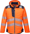 Portwest T400 Mens PW3 Lightweight Hi Vis Hooded Work Jacket Reflective XL New