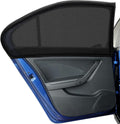 Ram Car Side Window Sun Shades 2 Pieces 42x20 Inch Universal Black UV Shield New