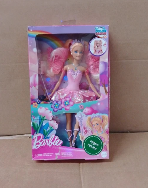 Mattel Barbie Fairy Doll JCP76 Toy Wand Fashion Accessories Colour Change New