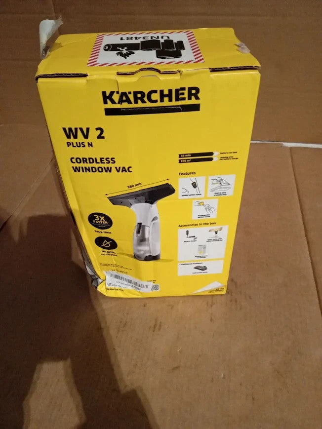 Karcher Window Vac WV 2 Plus N Battery Running Time 35min LED Display New