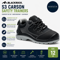 Blackrock S3 Carson Composite Safety Trainers Water Resistant Lightweight 12 UK