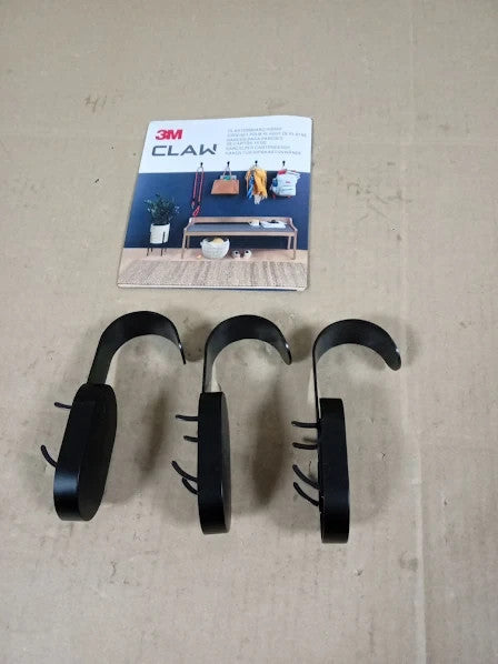 3M Claw Plasterboard Hanger 3 Hooks Holds Up To 11kg No Tools Needed New
