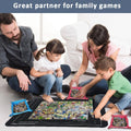 1000 Pieces Jigsaw Puzzle Board Storage With 6 Sorting Trays New