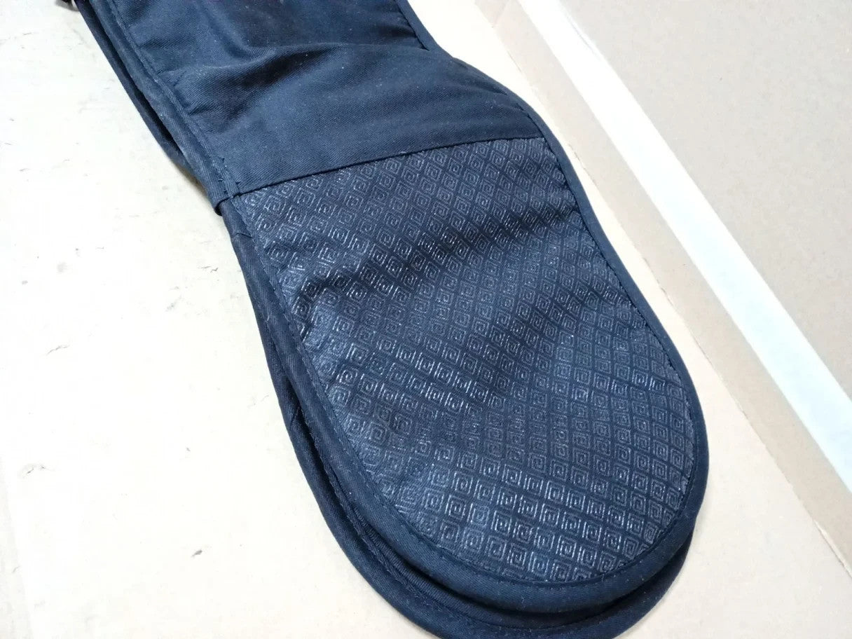 Navani Double Oven Gloves 250°C Heat Resistant BBQ Mittens Non Slip Grip New