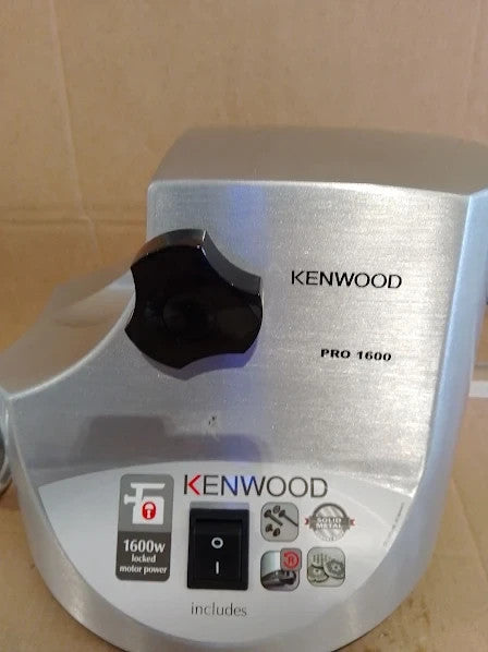 Kenwood MG510 Meat Grinder 1600W Silver Heavy Duty Die Cast Metal Body
