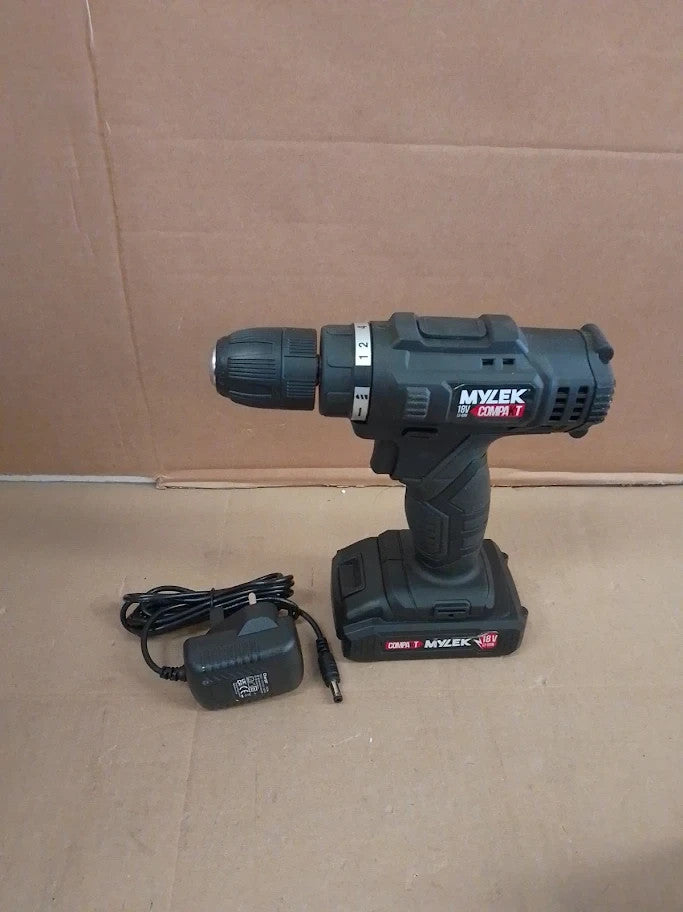 Mylek MYW09 18V Cordless Drill Electric Screwdriver Set Powerful Lithium
