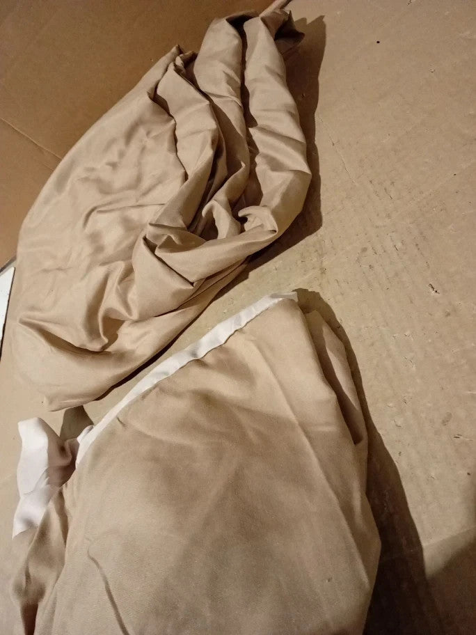 J.Din Beige Cream Plain Dyed Duvet Cover Soft Brushed Microfiber Double New