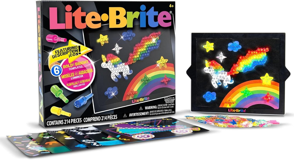 Lite Brite Classic Favorite Retro Toy Create Art Light Stem Educational 4+ New