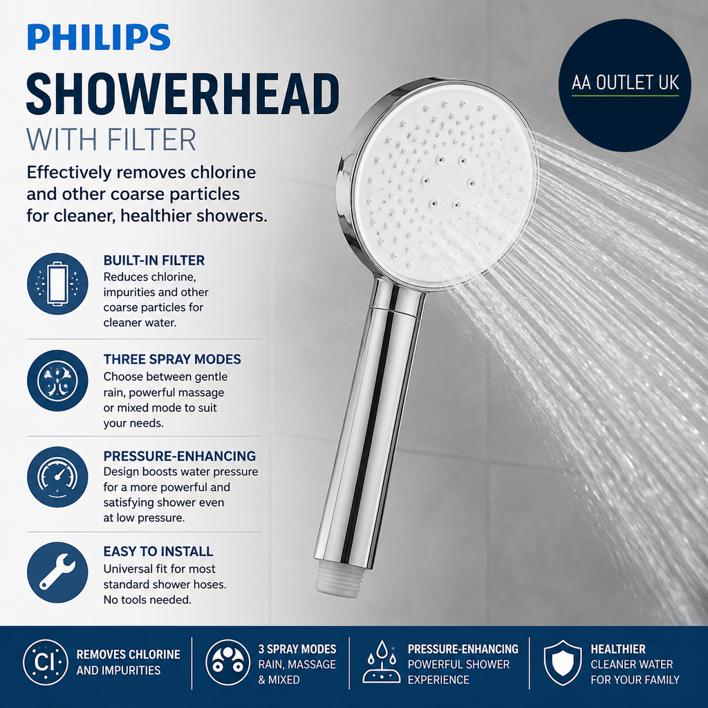 Philips Showerhead Filter Effectively Removes Chlorine Other Coarse Particles