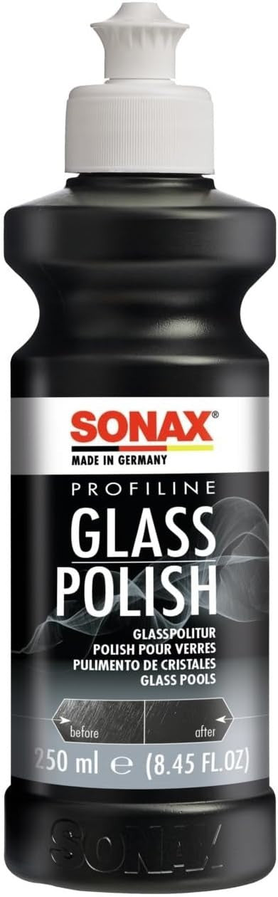 Sonax Profiline GlassPolish 250ml Removing Slight Scratches Blinding New