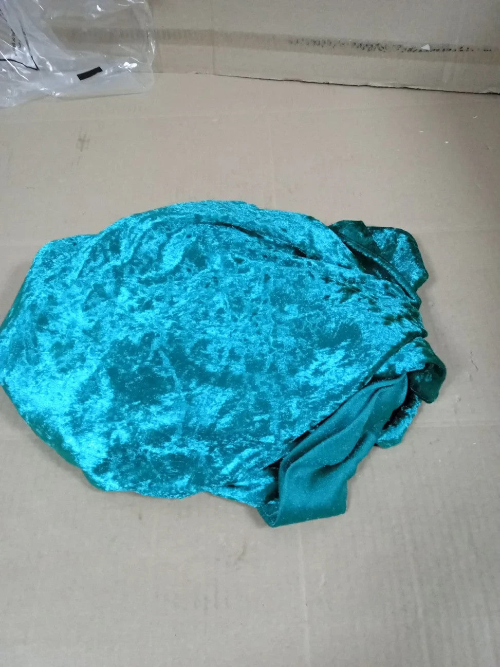 Crushed Velvet Velour Fabric Material Emerald 1m 150x100cm 100% polyester New