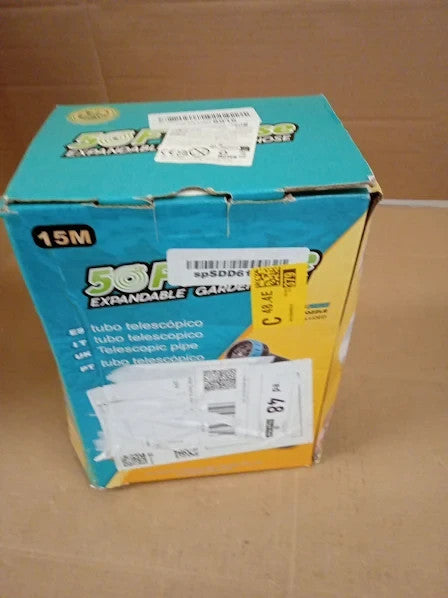 Jsdoin Expandable Garden Hose Pipe 15m 50ft Flexible Fittings New