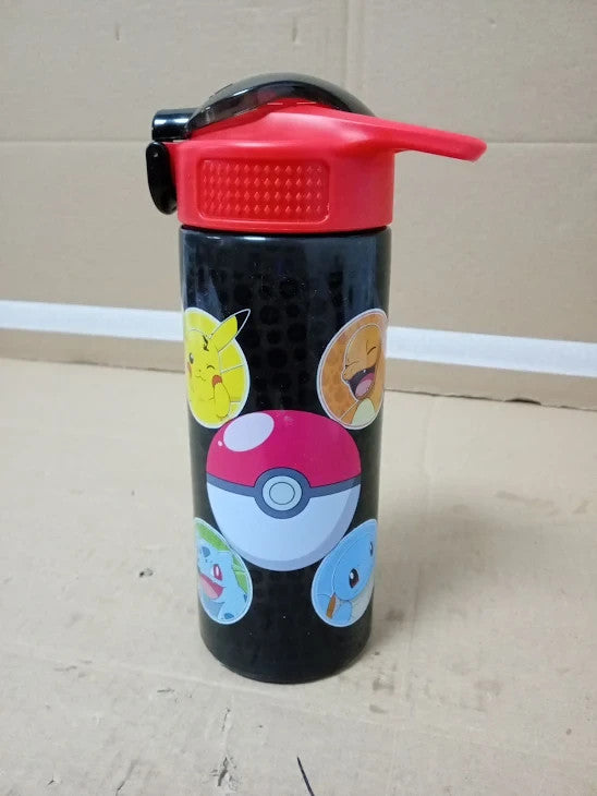 Hox Collection Pokemon 600ml Flip Up Straw Drinks Bottle Reusable Bpa Free