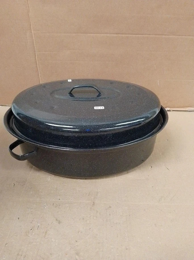 Salter BW12811EU7 Self Basting Roaster 38cm Vitreous Enamel Coated Steel New