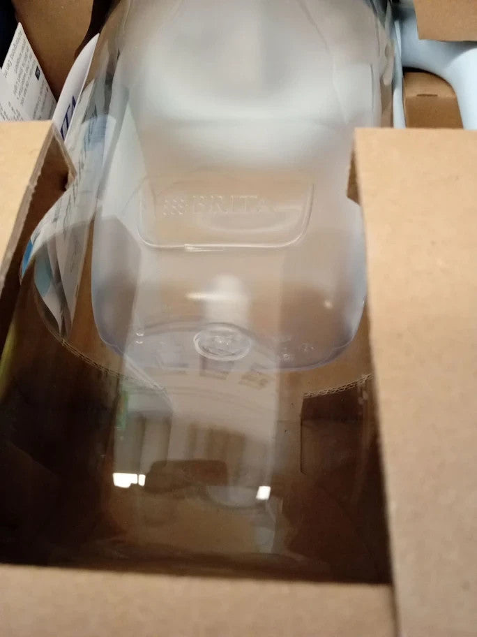 Brita Glass Water Filter Jug Light Blue 2.5L Dish Washer Safe New