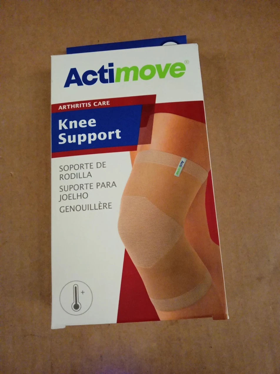 Actimove Arthritis Care Knee Support Light Compression Support Beige XL New