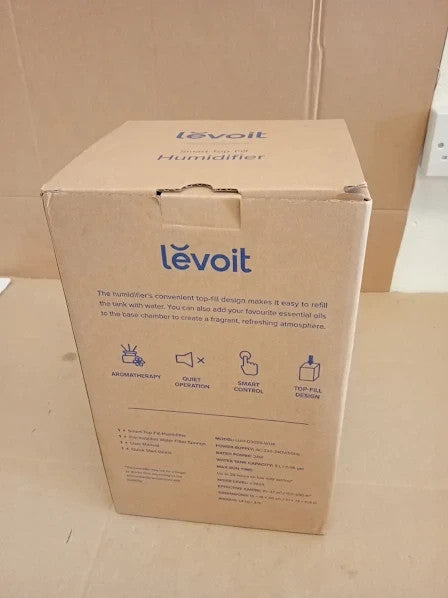 Levoit Smart Cool Mist Top Fill Auto Humidifiers Sensor 3L 20db Ultra Quiet New
