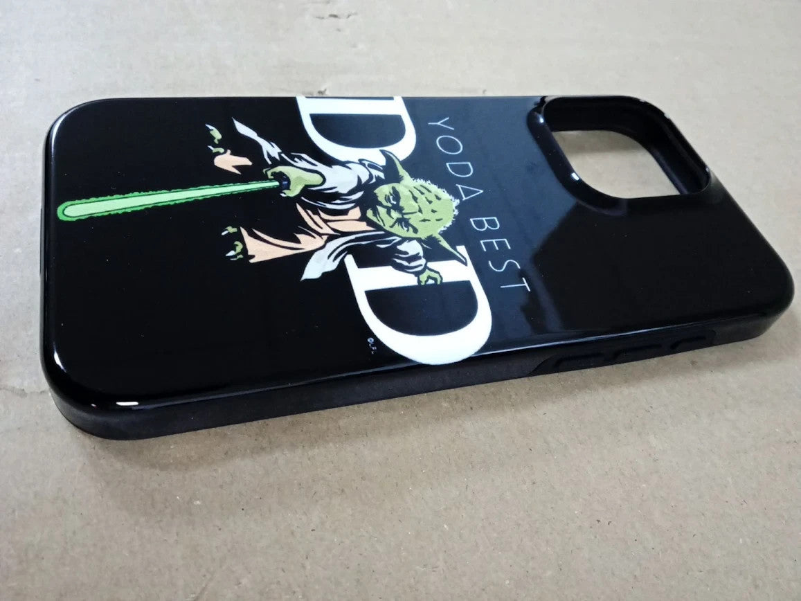 iPhone 16 Pro Star Wars Yoda Dad Lightsaber Father’s Day Gift Phone Case New