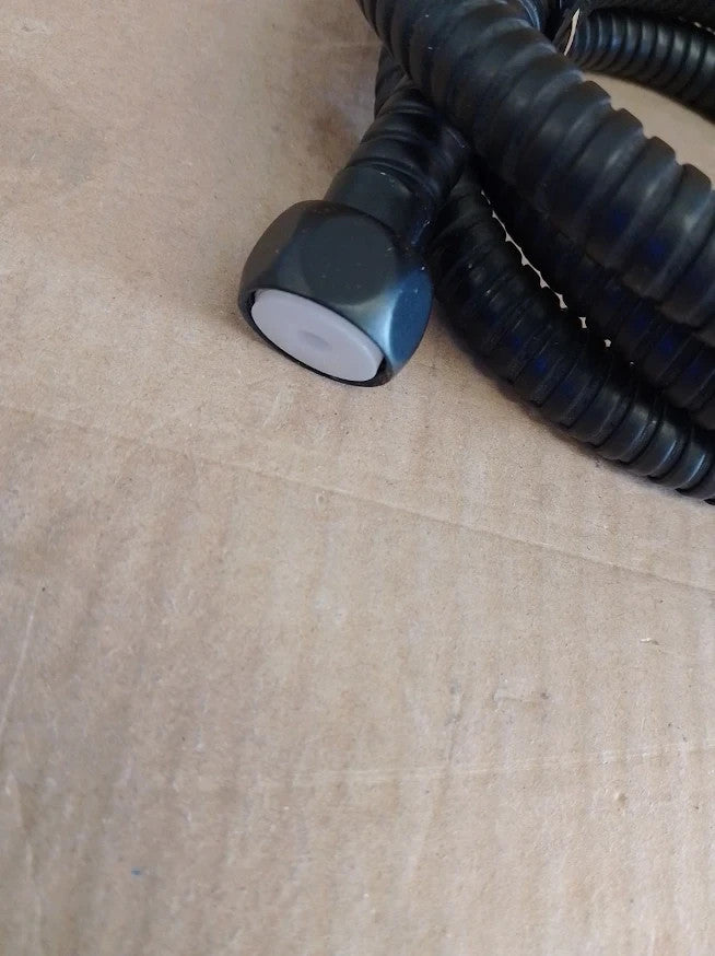 Argos Home 1.5m Shower Hose Black Bathroom Replacement Flexible Pipe Design New