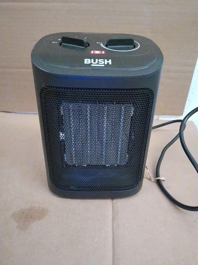 Bush 2kW Ceramic Fan Heater Portable Electric Room Quality Design Durable New