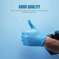 Surgicals Powder Latex Free Nitrile Food Grade Hand Gloves Blue XL New