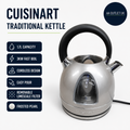 Cuisinart Traditional Style Electric Kettle Fast Boil Cordless Quiet 1.7L 3kw