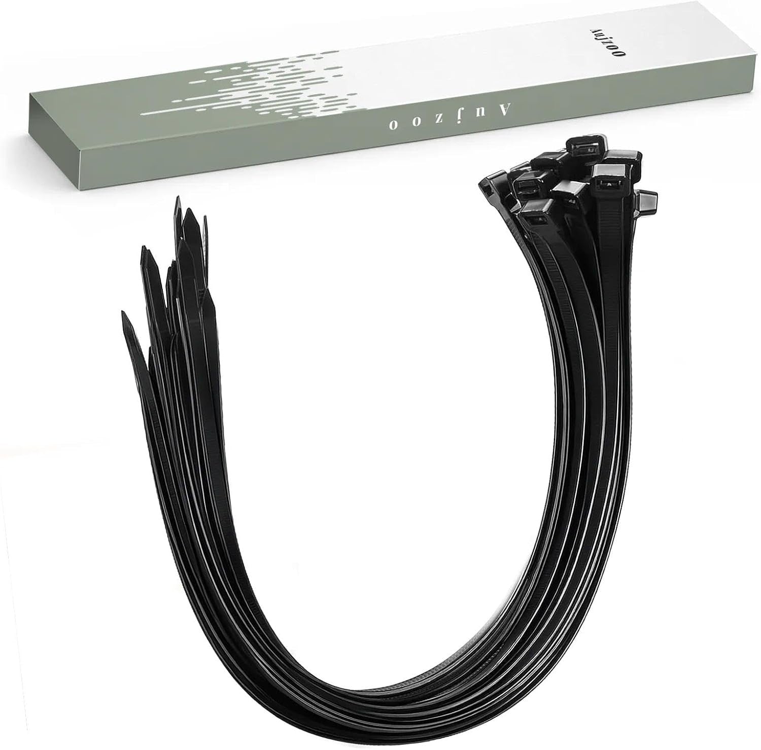 Cable Ties 300mm 3.6mm Black Zip Ties Wraps 40pcs Heavy Duty Strong Nylon New