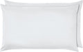 Amazon Basics Microfiber Pillowcases Standard 50x80cm 2pc Bright White New