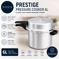 Prestige Pressure Cooker 6L Classic High Dome Pressure Heat Resistant